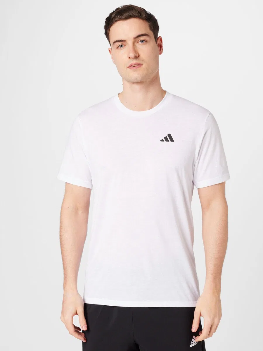Спортивная футболка ADIDAS PERFORMANCE Performance Shirt 'Train Essentials', кремовый — фото 3