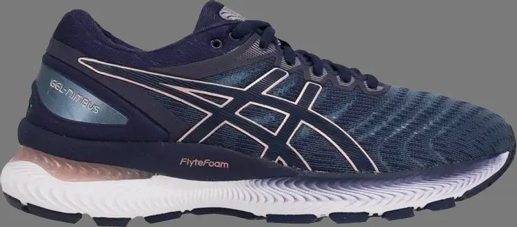 

Кроссовки wmns gel nimbus 22 wide 'grey floss' Asics, синий
