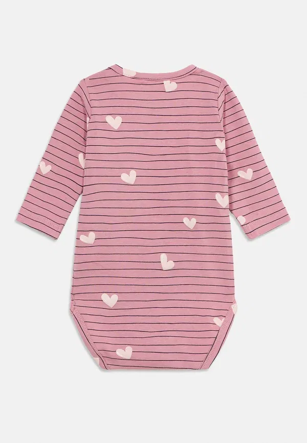 Комплект из 2 боди с принтом Unicorn Name It Beige/Pink, розовый/бежевый — фото 2