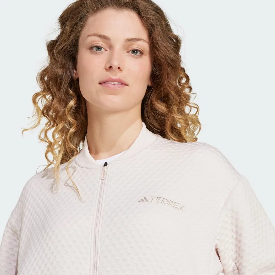 Женский свитшот с длинным рукавом Terrex Xploric adidas, Розовый — фото 4