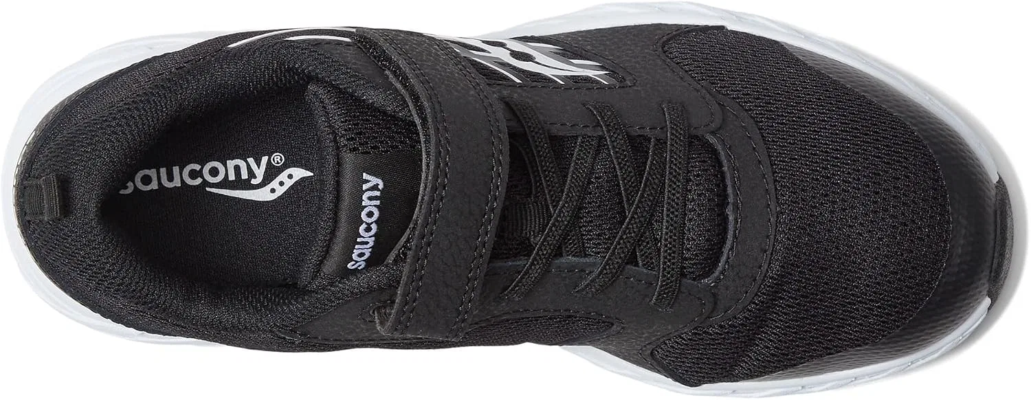 Детские кроссовки для девочек Wind Alternative Closure 2.0 Saucony, Black/White — фото 2