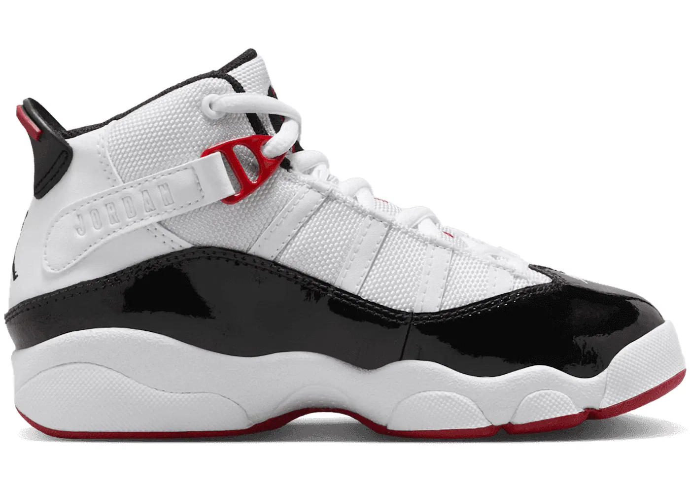 Детские кроссовки Lifestyle Jordan 6 Rings Jordan, White/Varsity Red/Black