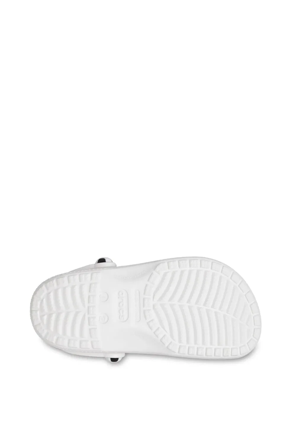 Детский классический клог с принтом Crocs, White — фото 3