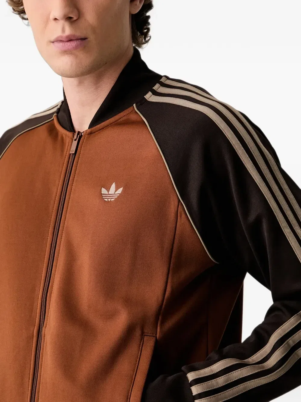 Куртка SST с вышитым логотипом adidas, оранжевый — фото 4