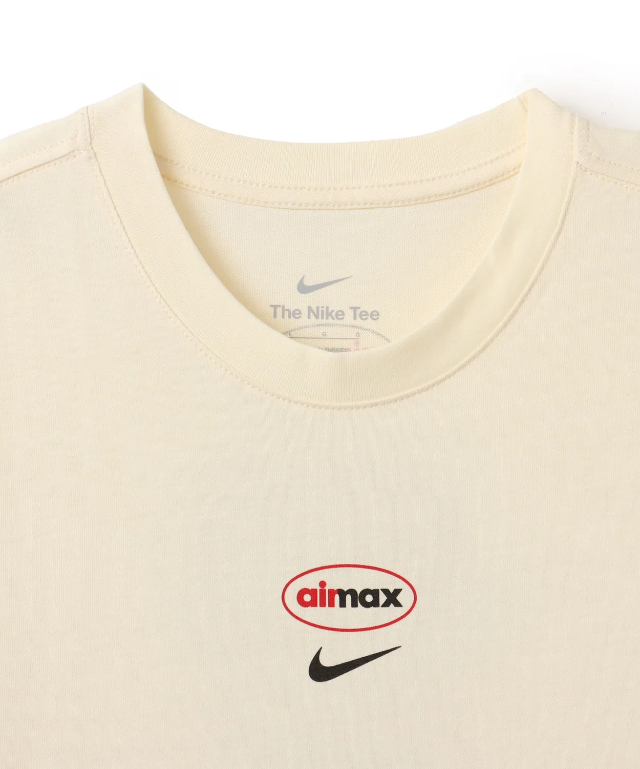 Мужская футболка с коротким рукавом хлопковая NIKE LFC Air Max, Beige — фото 4