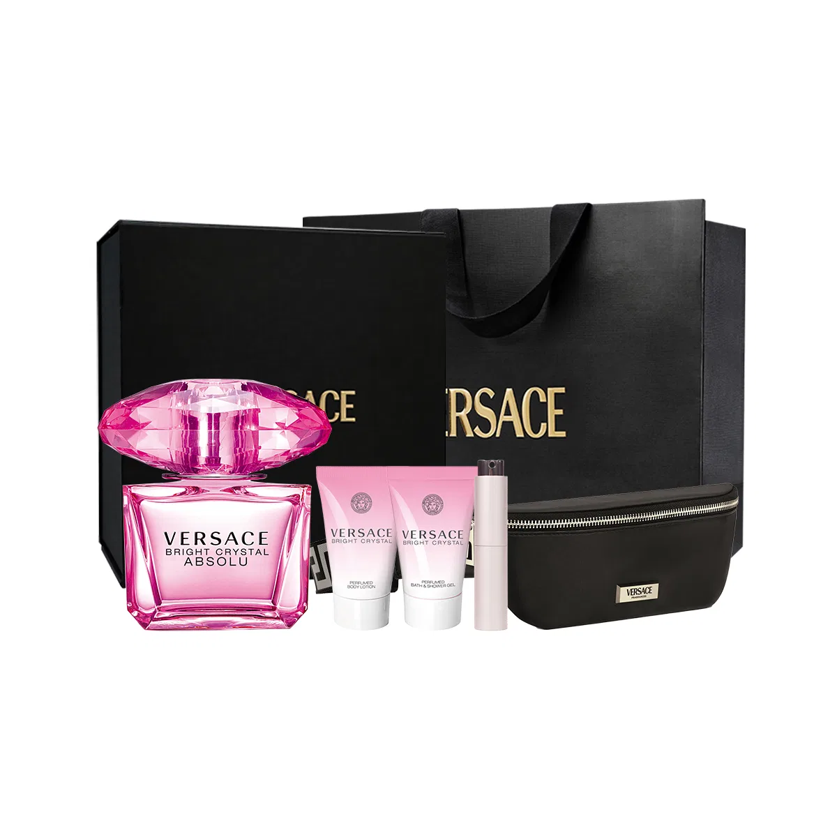 Женский парфюмерный набор VERSACE Zhenzhi Pink Diamond, 90 мл, Цвет: Pink