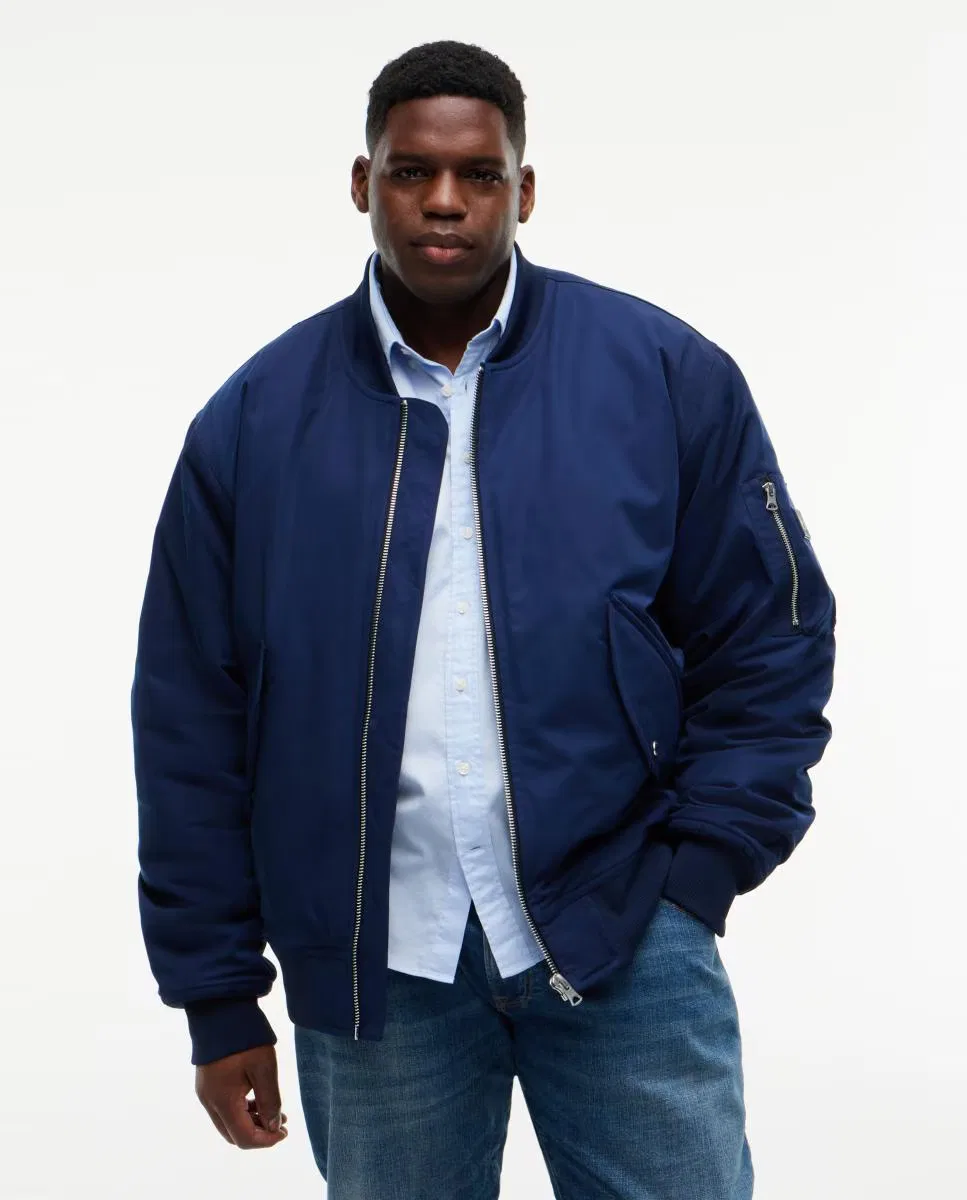 Мужская куртка, Bomber Tallas Grandes, Tommy Hilfiger, темно-синий