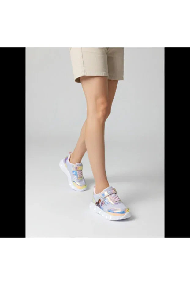 Детские спортивные кроссовки для девочек с подсветкой Pediashoes, Pink — фото 3