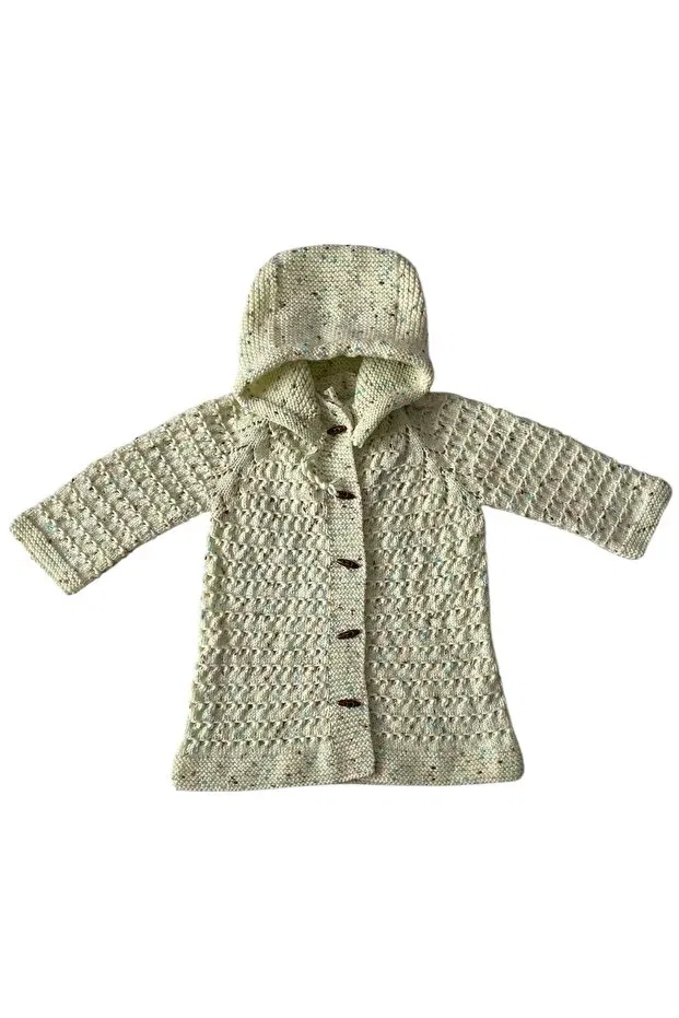 Детский кардиган с капюшоном Pafuli, Beige