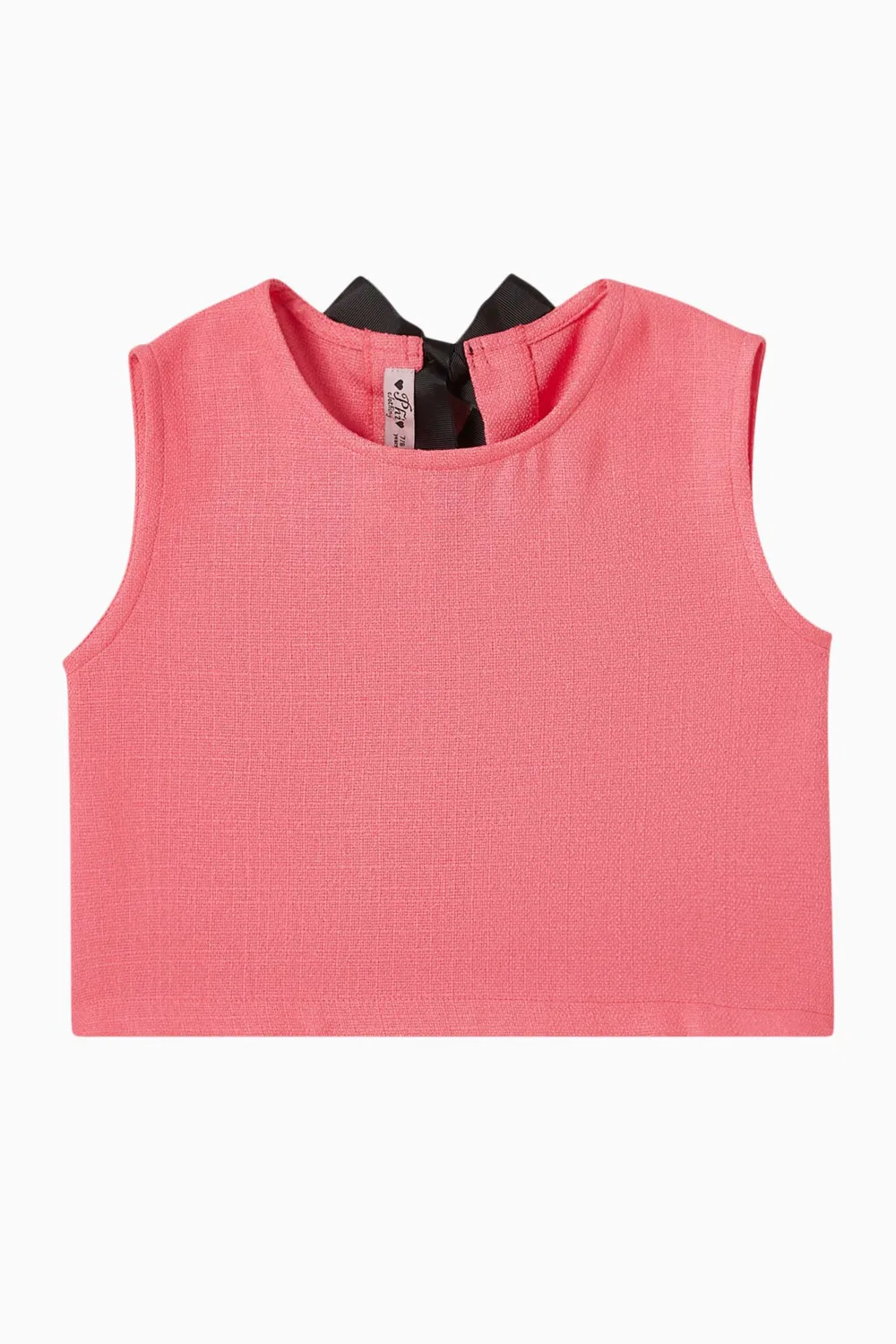 Блузка с бантом-бабочкой из твида Bow-tie Blouse in Tweed Phi Clothing