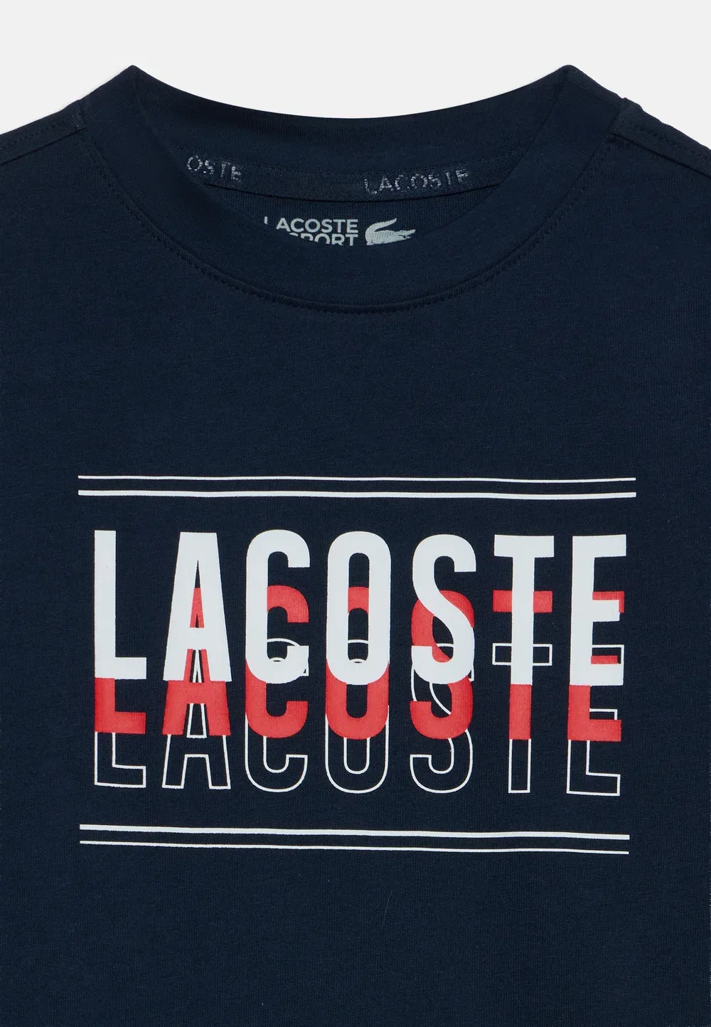 Футболка с графическим принтом - футболка с принтом Lacoste, Marine — фото 4
