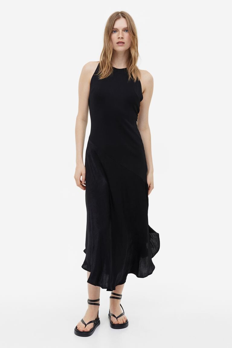 

Платье с завязками на спине H&M, черный
