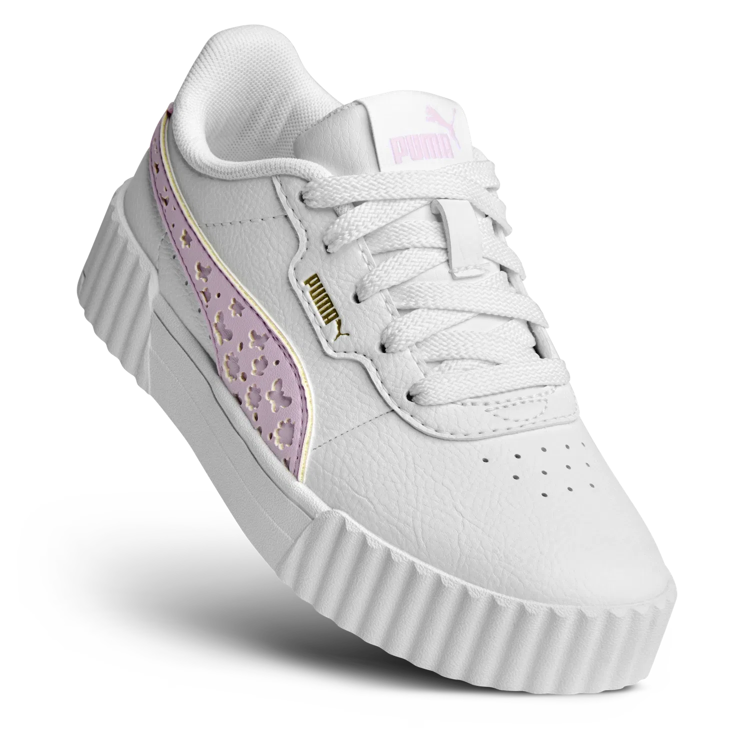 Детские кроссовки PUMA Carina 3.0 Blossom PS, белый — фото 2