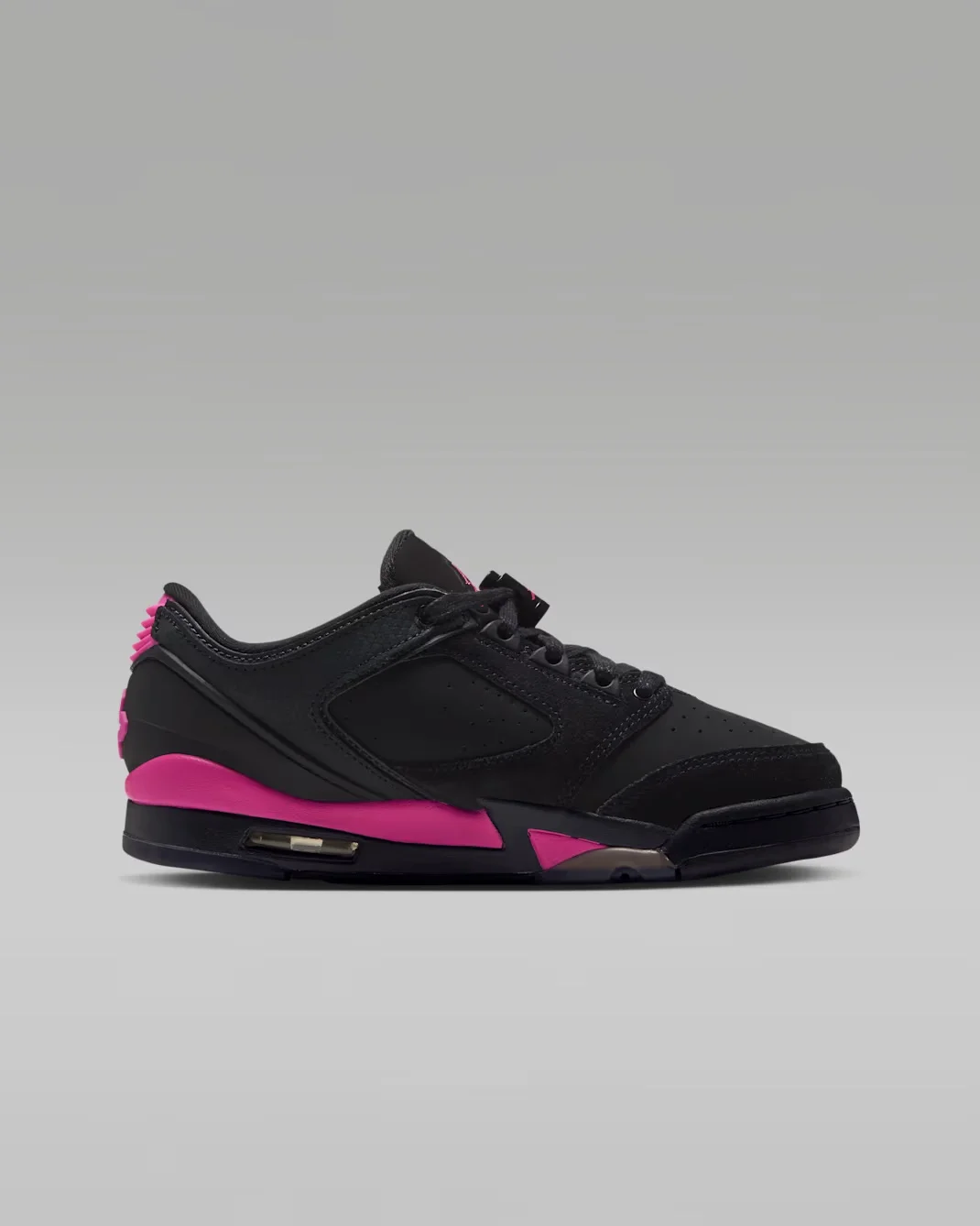 Кроссовки подростковые Nike Air Jordan Sixty Plus Low, черный/фуксия — фото 2