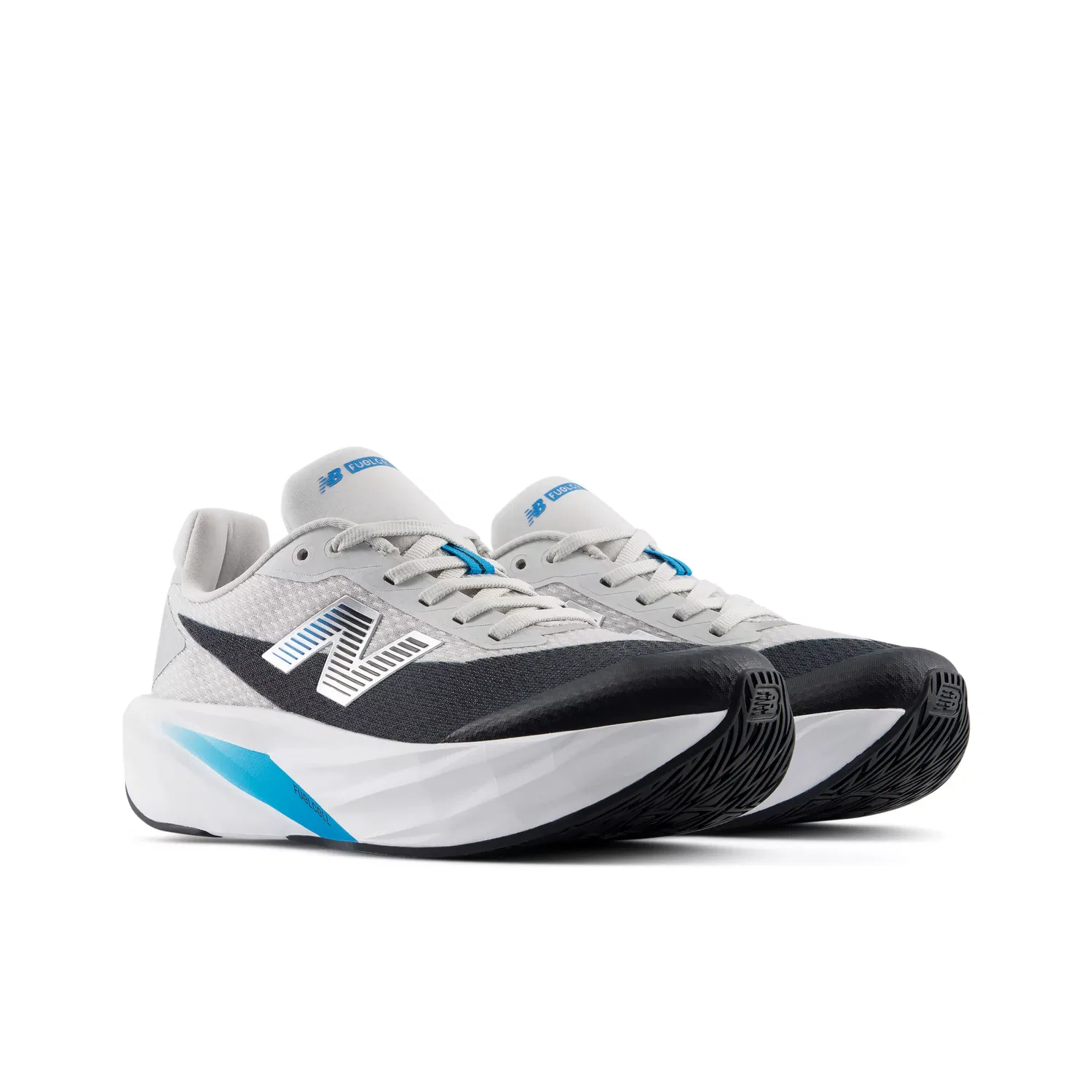 Детские кроссовки легкие с шнуровкой FuelCell Rebel New Balance, Grey Matter With Black And Altitude — фото 2
