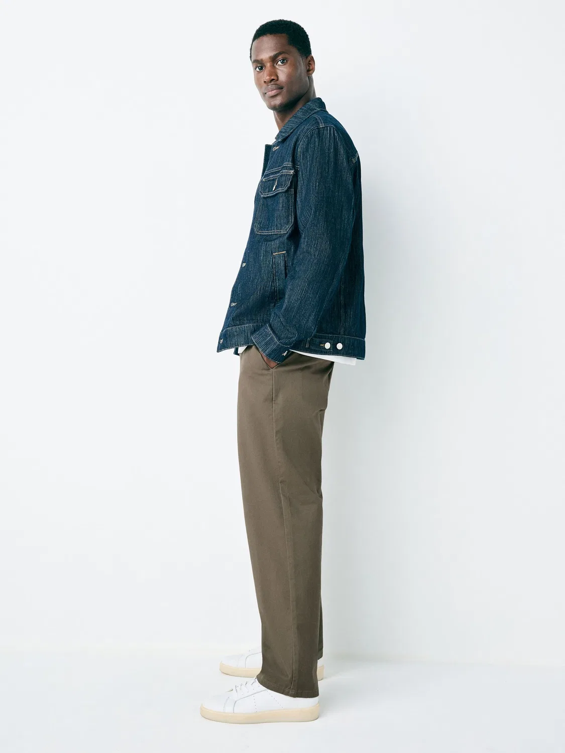Чиносы свободного кроя Relaxed Fit Stretch Next, светло-коричневый — фото 4