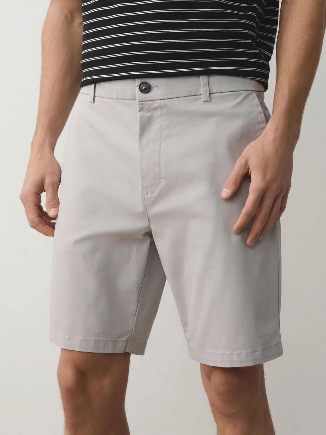 Шорты чинос, 4 пары, Slim Fit Next, Navy/Stone/Light Grey/Charcoal — фото 4