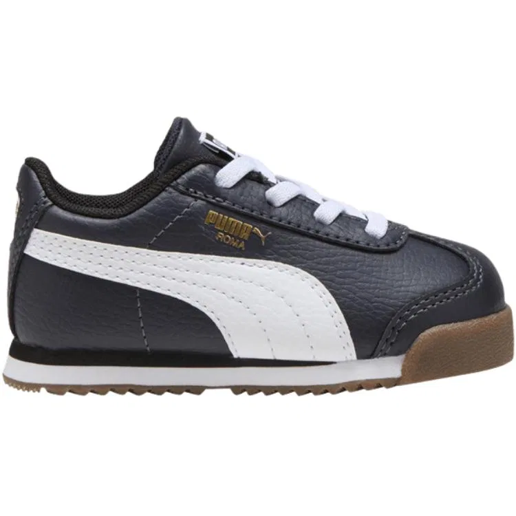 Детские кроссовки с низким верхом Roma 24 PUMA, Black White — фото 2
