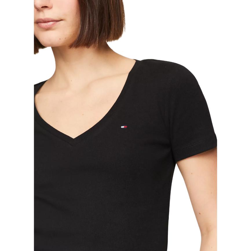 Футболка Tommy Hilfiger Regular Women's, черный — фото 4