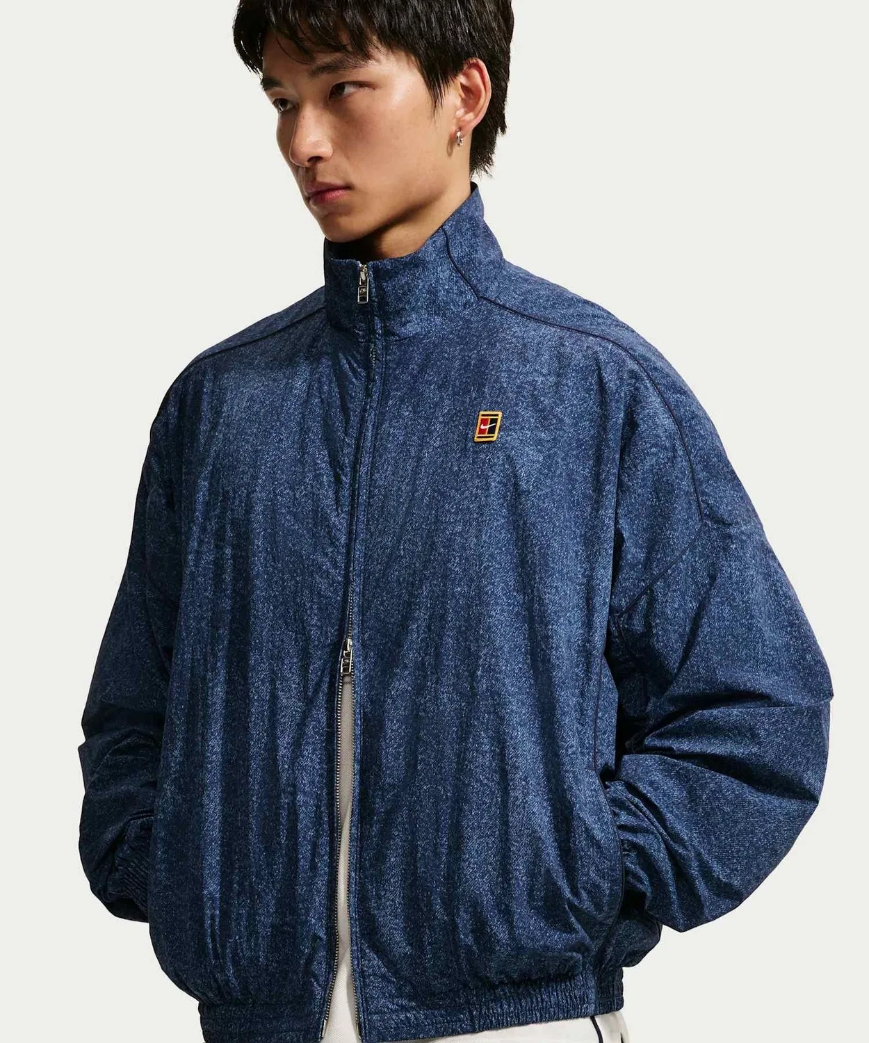 Мужская куртка из нейлона с водоотталкивающей пропиткой Nike Club Rules, Work Blue — фото 4