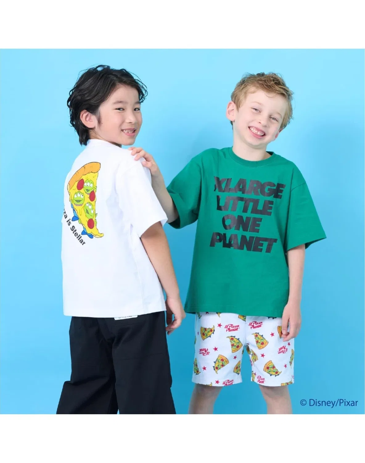 Детская футболка с принтом Pizza Planet Toy Story XLARGE KIDS, Green — фото 3