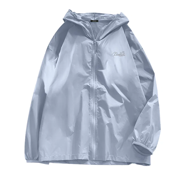 Детская защитная одежда от солнца с принтом MINISO, Light Blue (Mb Blue Gray Whale Chest Logo)