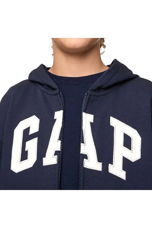 Детская толстовка для мальчиков с принтом V-Bas heritage po Gap, Navy Blue — фото 4