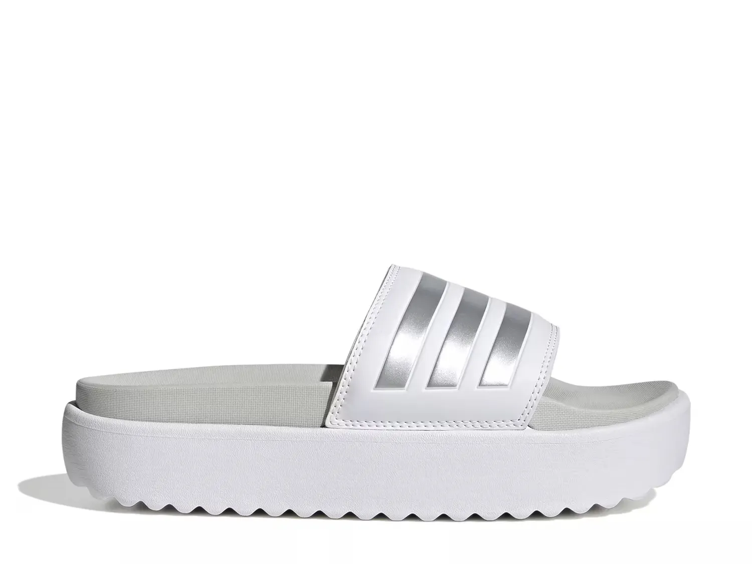 Сланцы Adilette Platform - женские Adidas, White