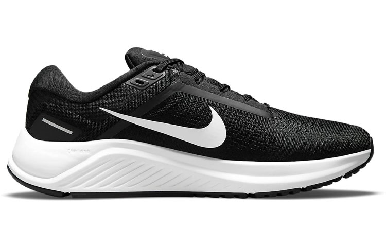 Кроссовки Nike Air Zoom Structure 24, черный/белый — фото 2