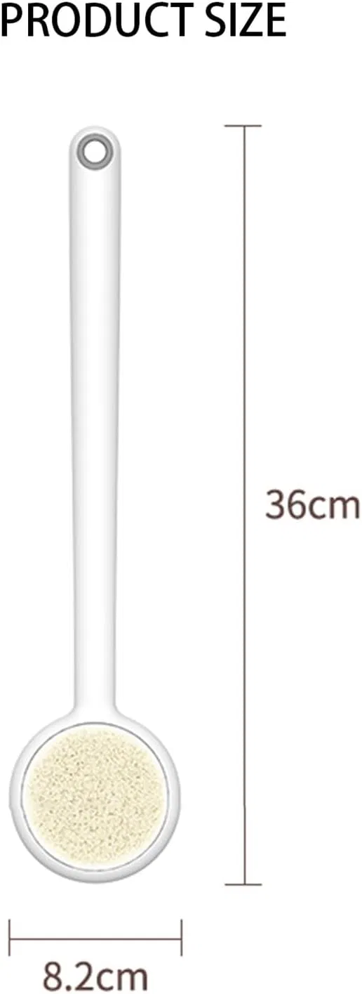 Щетка для душа с длинной ручкой, XCSDEW, 36x8.2 см, White — фото 2