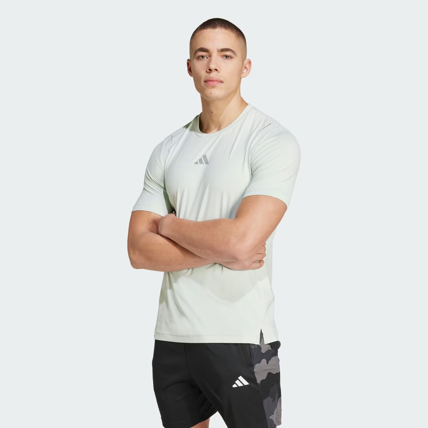 

Футболка cool feel Adidas, цвет Linen Green