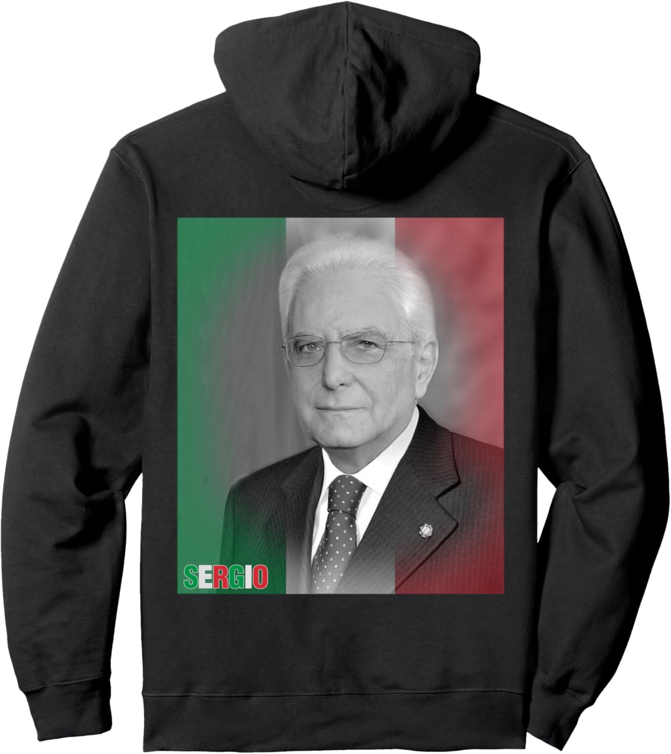 

Худи с портретом Серджио Матареллы, черное Italian President Sergio Mattarella, Черный, Худи с портретом Серджио Матареллы, черное Italian President Sergio Mattarella