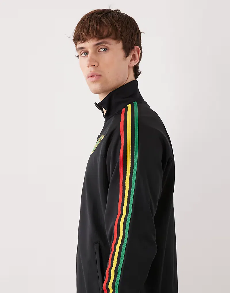 Куртка спортивная Jamaica Adidas Football, черный — фото 3