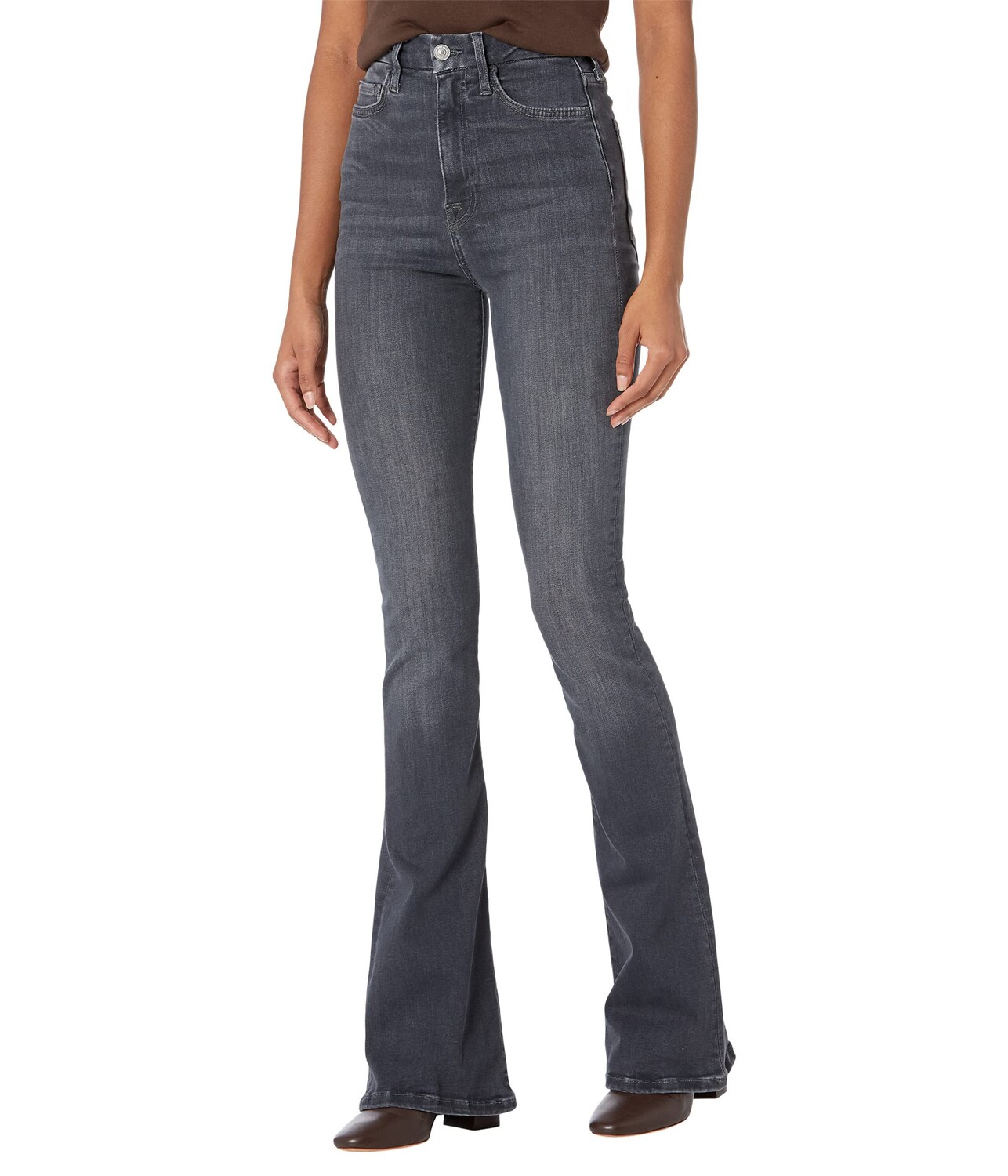 

Джинсы 7 For All Mankind, No Filter Ultra High-Rise Skinny Boot in Edelweiss