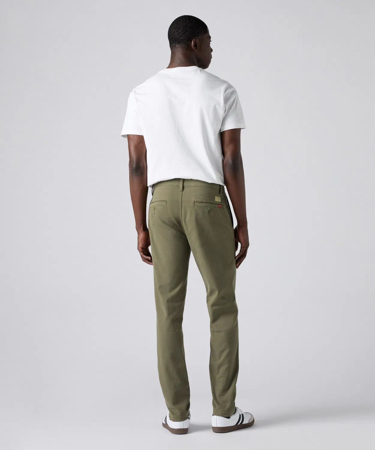 Мужские классические чиносы с зауженным силуэтом Levi's XX CHINO, Green — фото 4