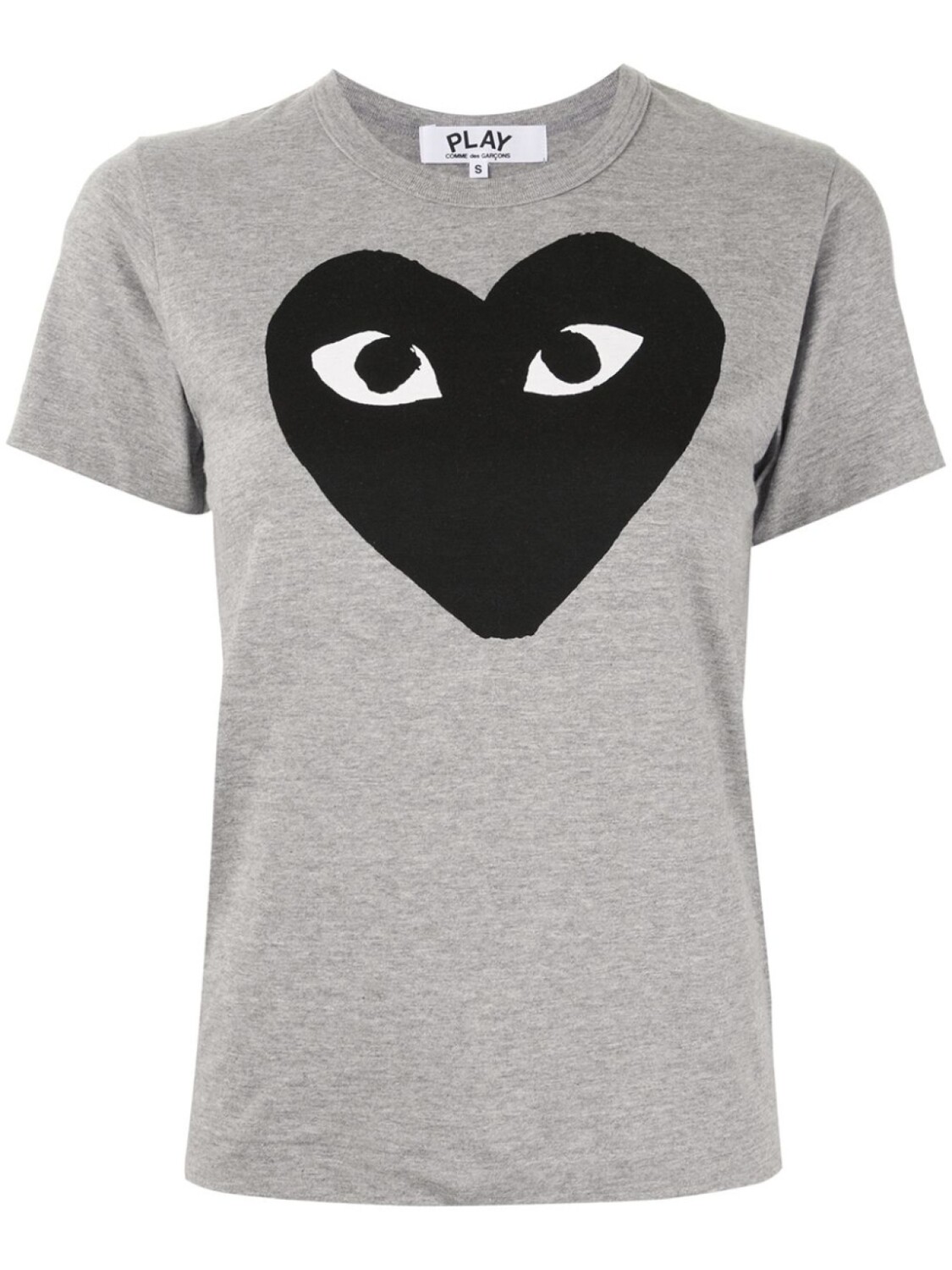 

Comme Des Garçons Play футболка с логотипом, серый