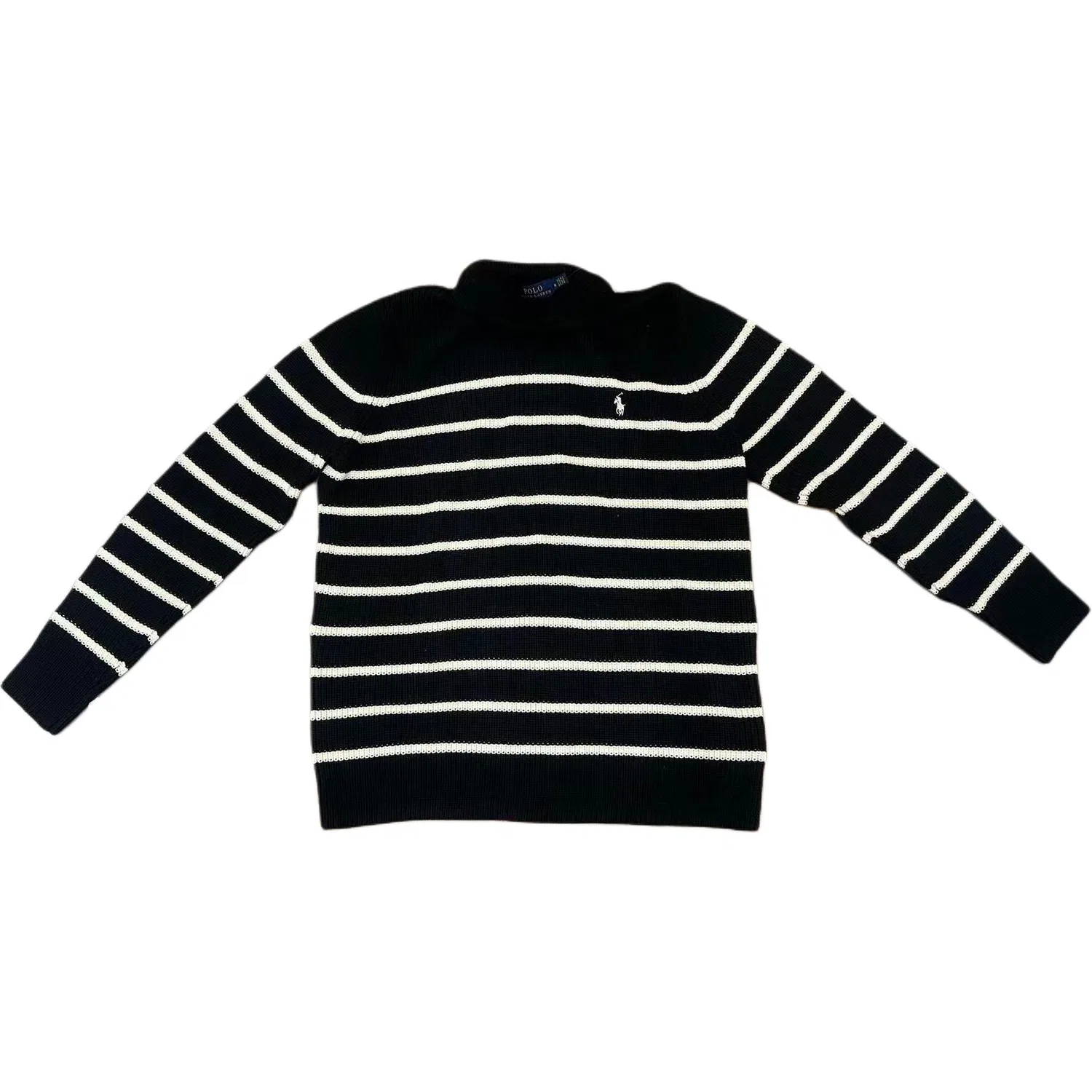 Женский свитер с высоким воротом, прямого кроя, Black, Polo Ralph Lauren