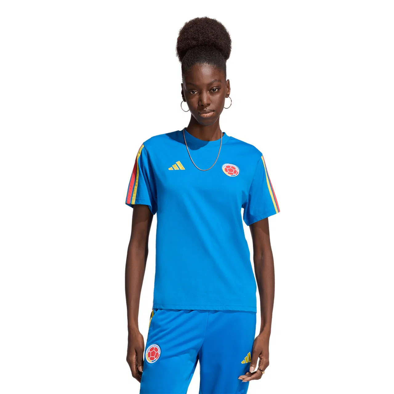 Женская футболка Colombia DNA Adidas, цвет Royal