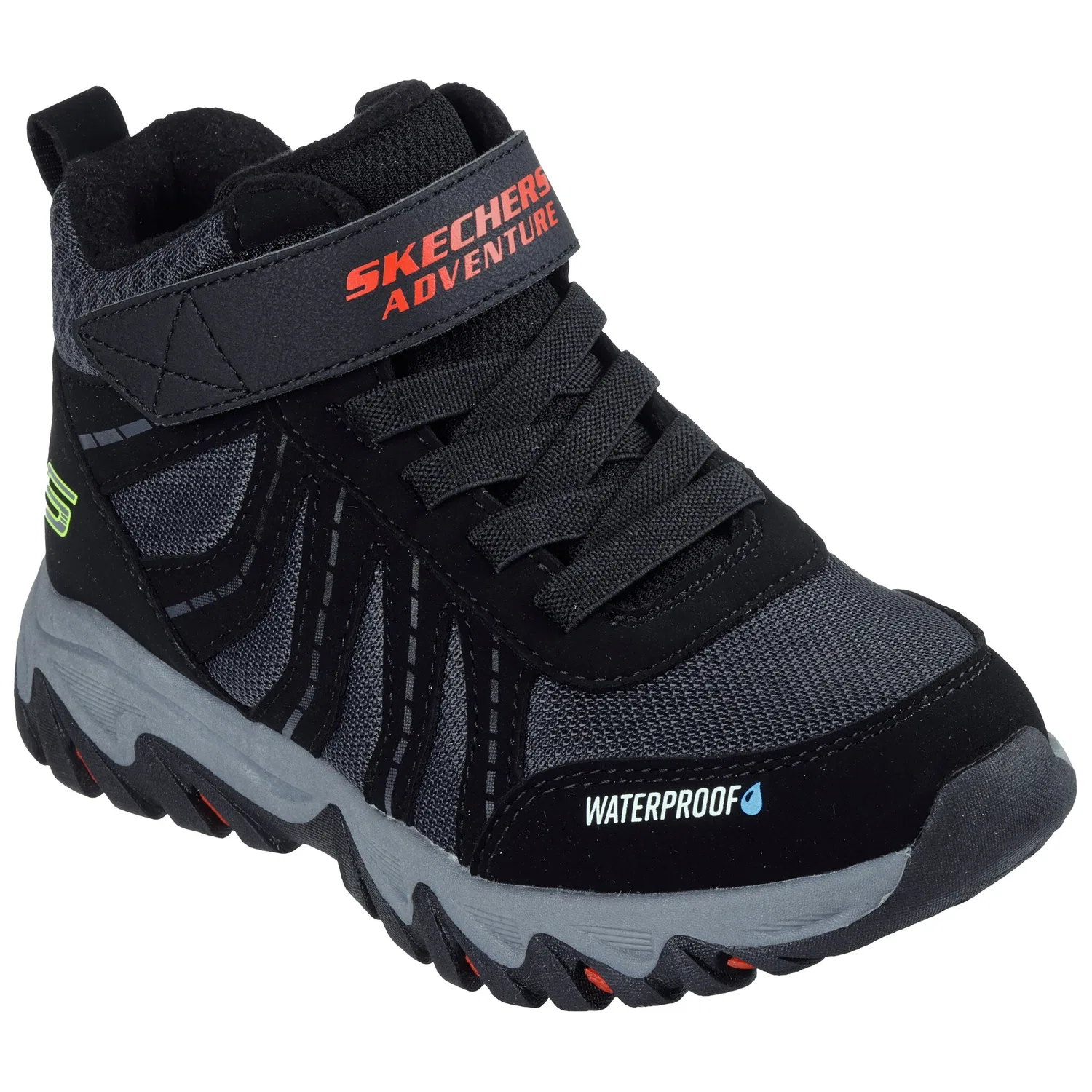Детские зимние ботинки Trekking Skechers, Black/Red
