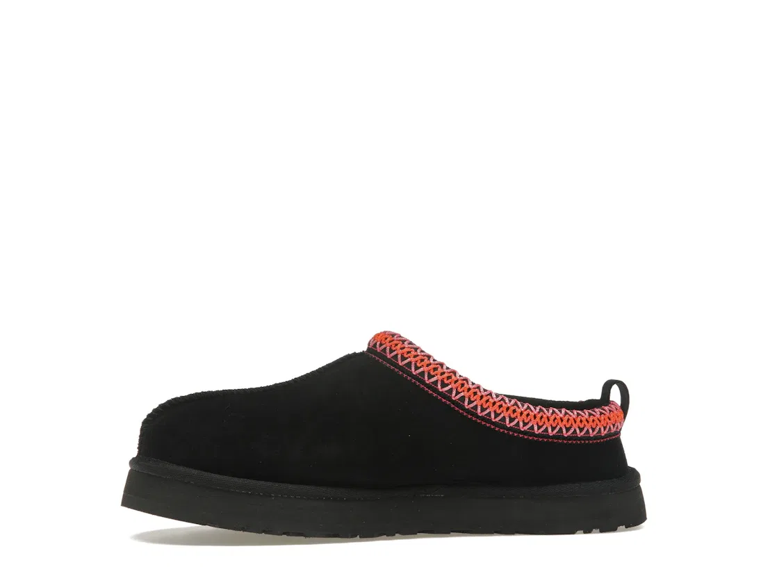 Детские тапочки с мехом UGG Tazz Slipper, Black/Multi — фото 3