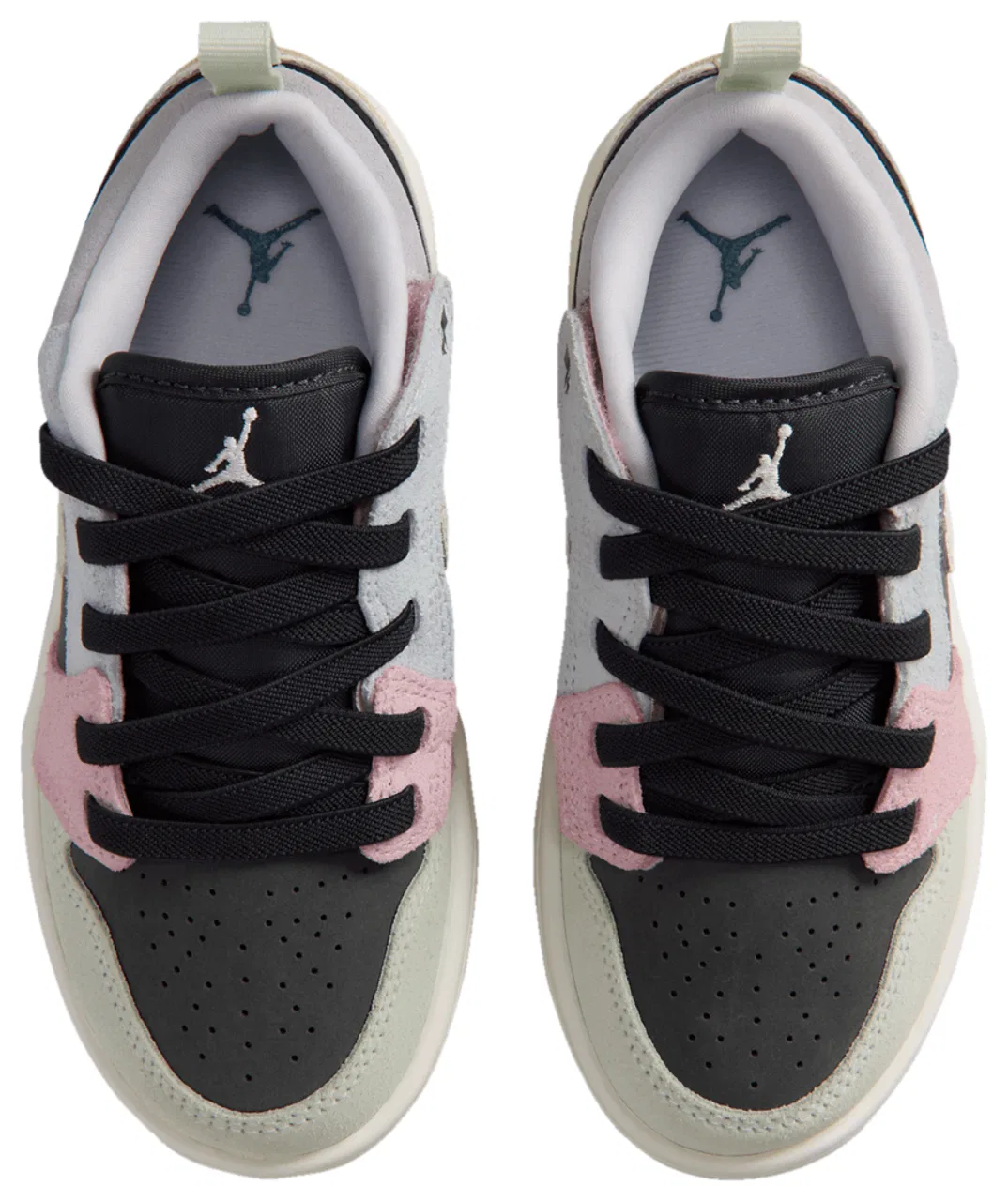 Кроссовки для девочек AJ 1 Low ALT SE Jordan, цвет Half Blue/Sail/Vapor Green — фото 4