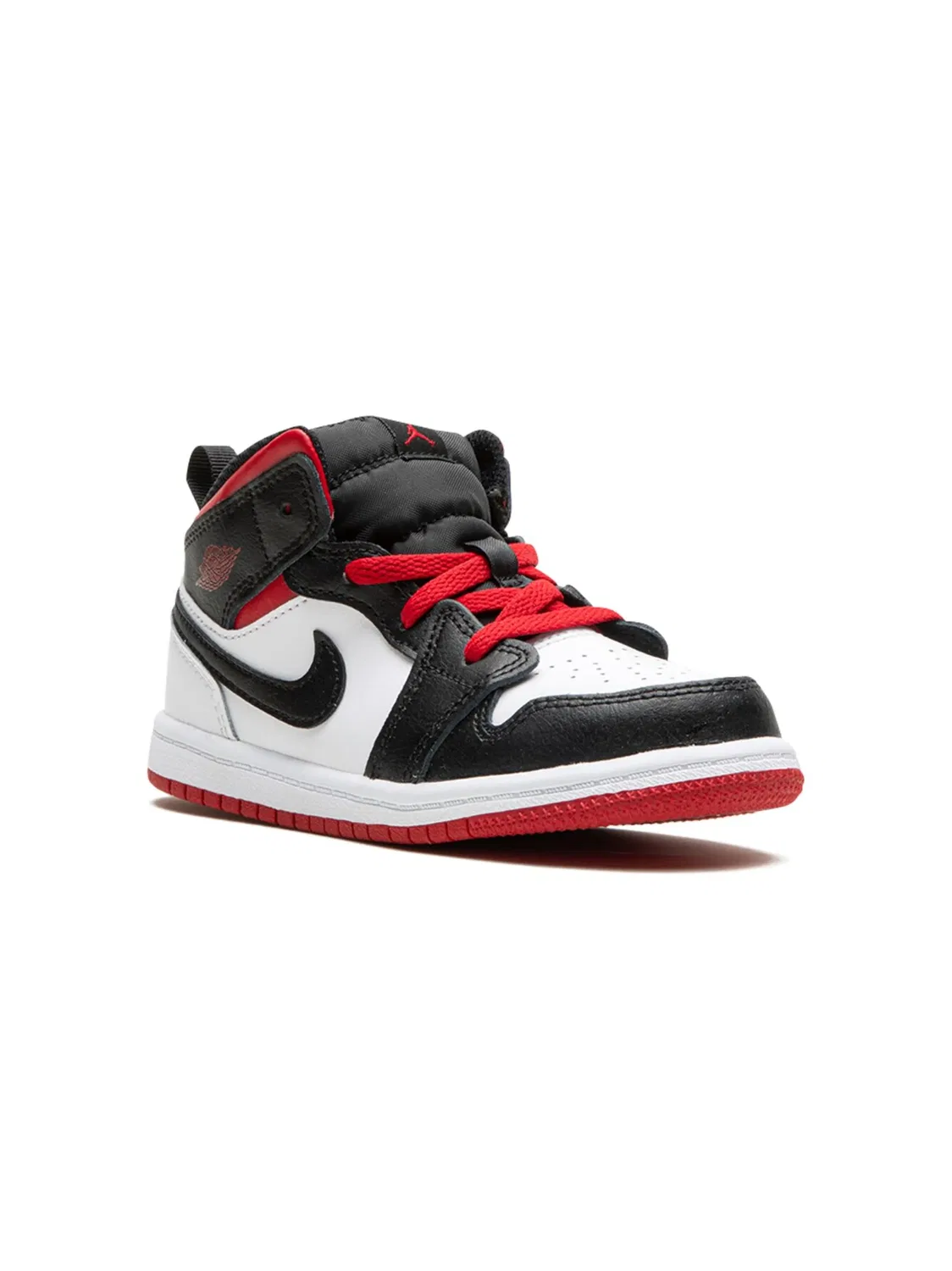Кроссовки Air Jordan 1 Mid "Белый/Красный"