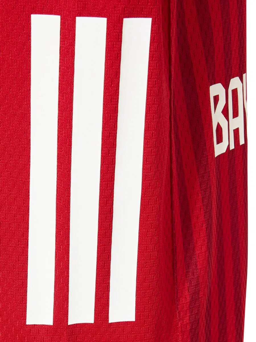 Футболка ADIDAS PERFORMANCE красного цвета — фото 4