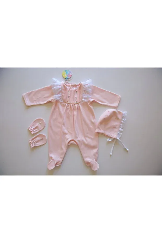 Детский комплект одежды для новорожденных хлопковый Candy model Hcb Giyim, Pink