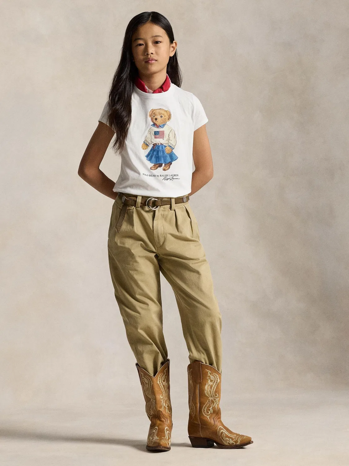 Футболка с графикой Polo Bear Polo Ralph Lauren, белый — фото 3