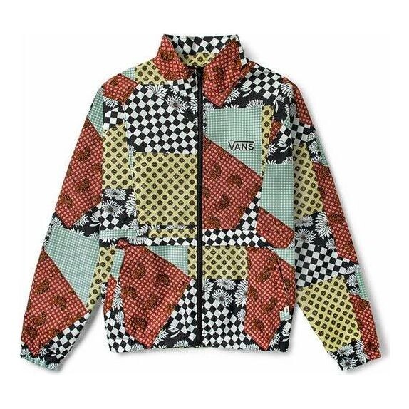

Куртка checkerboard print casual jacket 'brown black white' Vans, коричневый