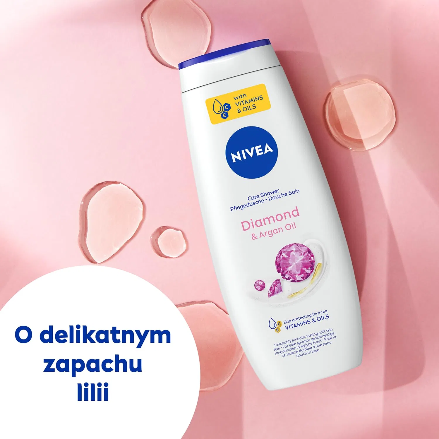 Гель для душа «Care & Diamond Diamond Shimmer» от NIVEA Nivea — фото 2