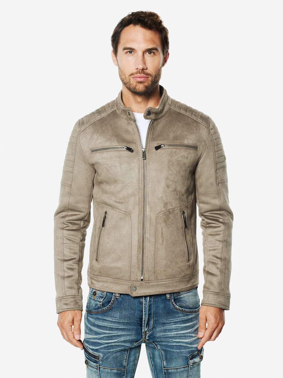 

KOROSHI Куртка для межсезонья в темно-бежевом цвете