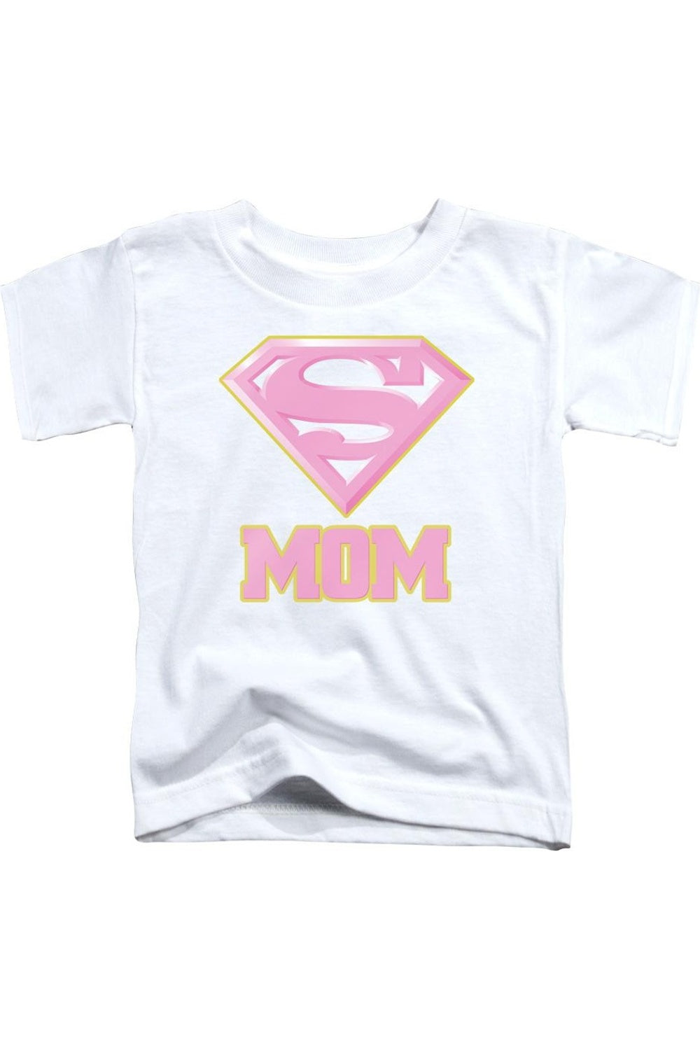 

Супермама Супермен: розовая футболка с коротким рукавом для детей Gildan