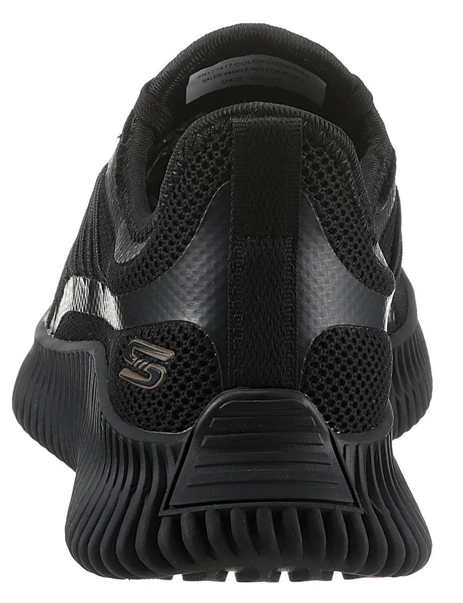 Кроссовки-слипоны Skechers "BOBS GEO-", веганские, черный — фото 3